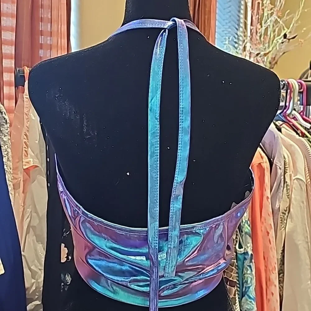 Mermaid costume halter top size large